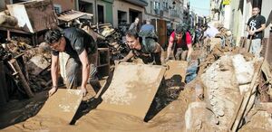 Inundaciones en Valencia, España, en 2024. Alberto Saiz/AP