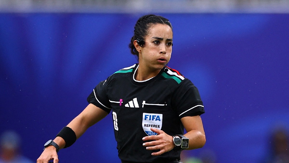 Katia Itzel García es la primera mexicana en arbitrar un partido en un Mundial masculino (Reuters)