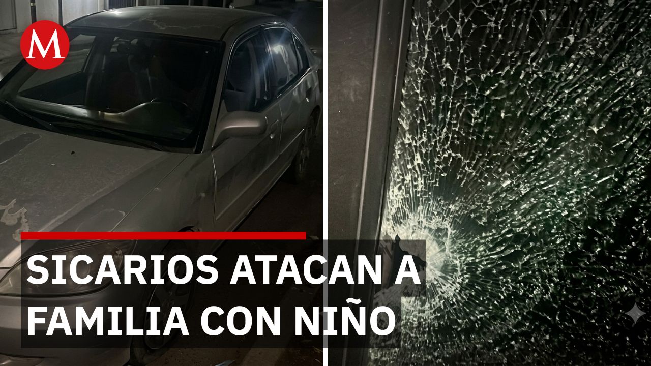 Padres protegen a su hijo de 3 años bajo lluvia de balas mientras sicarios los persiguen en Sinaloa