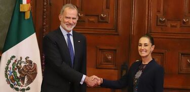 La presidenta Sheinbaum se reunió con el rey Felipe VI