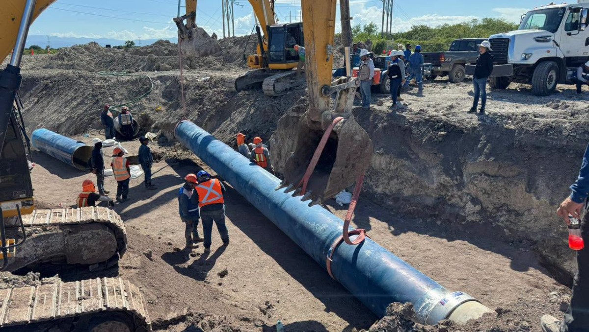 Las reparaciones en el Acueducto Guadalupe Victoria concluyeron. (Secretaría de Obras Públicas)