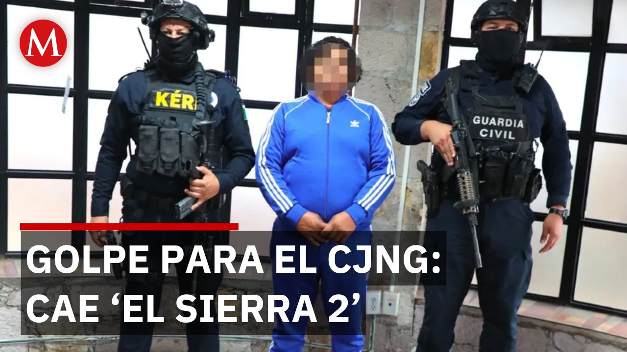 Capturan al 'Sierra 2', sucesor del CJNG en Michoacán con droga y arsenal completo
