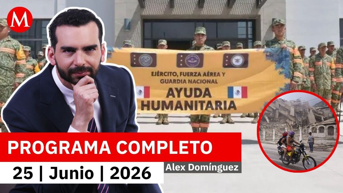 Ejército Mexicano llega a Venezuela tras sismos para rescates | Alex Domínguez, 25 de junio de 2026
