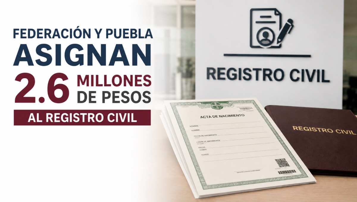 Gobiernos federal y estatal invierten en modernización del Registro Civil | IA