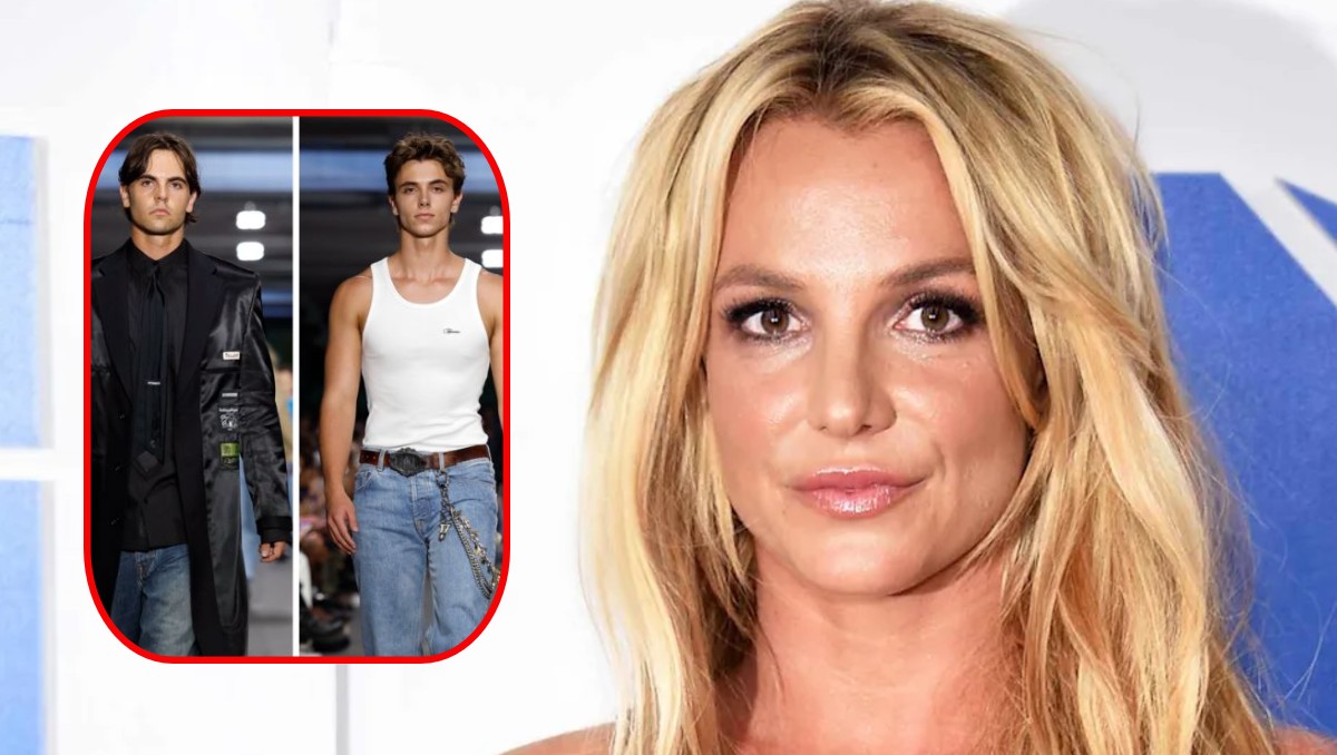 Los hijos de Britney al desfilar en París. | Especial