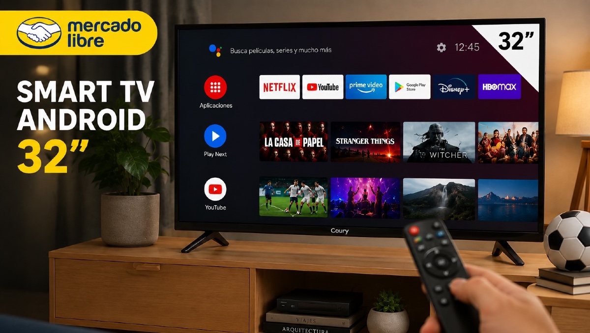 Mercado Libre remata Smart TV de 32 pulgadas por mil 984 pesos | IA DISCOVER