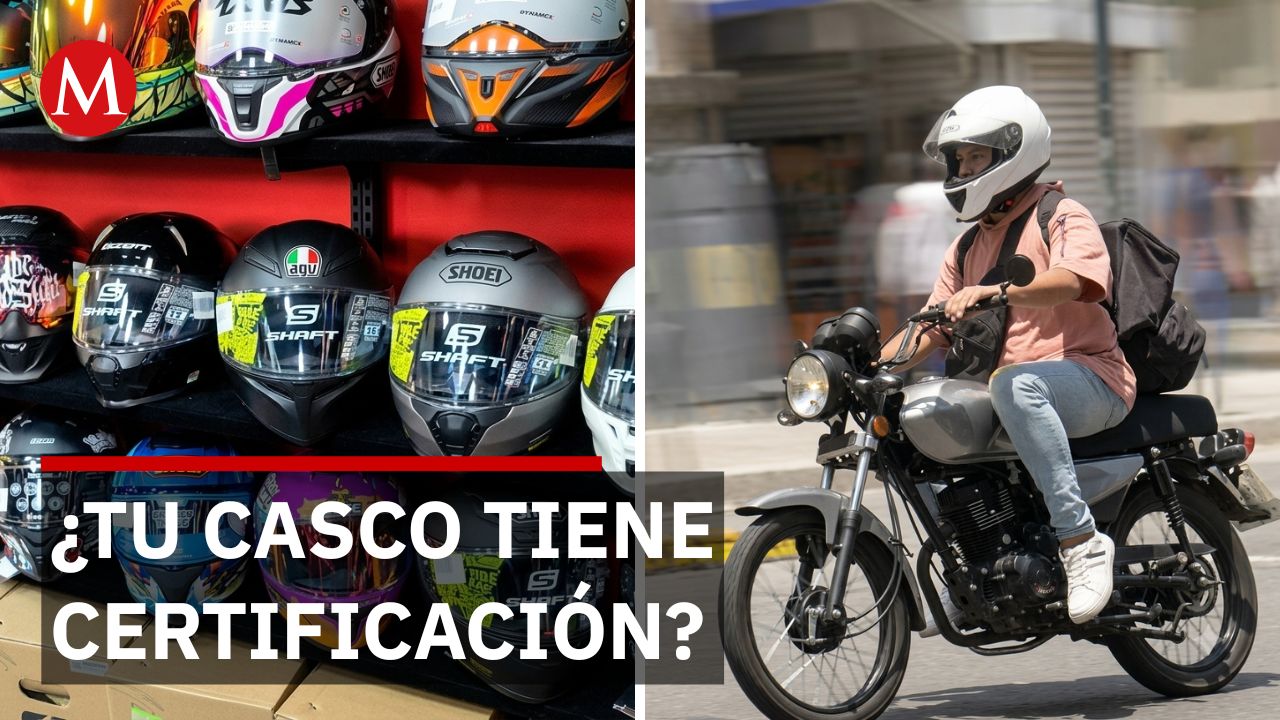 Muertes de motociclistas aumentan 49% en CdMx: verifica si tu casco está certificado
