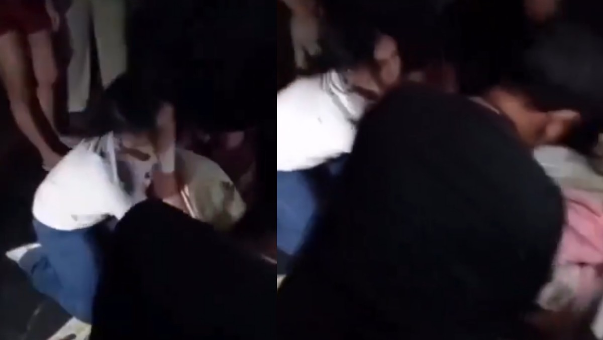 Mujer da a luz entre escombros tras terremotos en Venezuela. | FOTO: Redes sociales