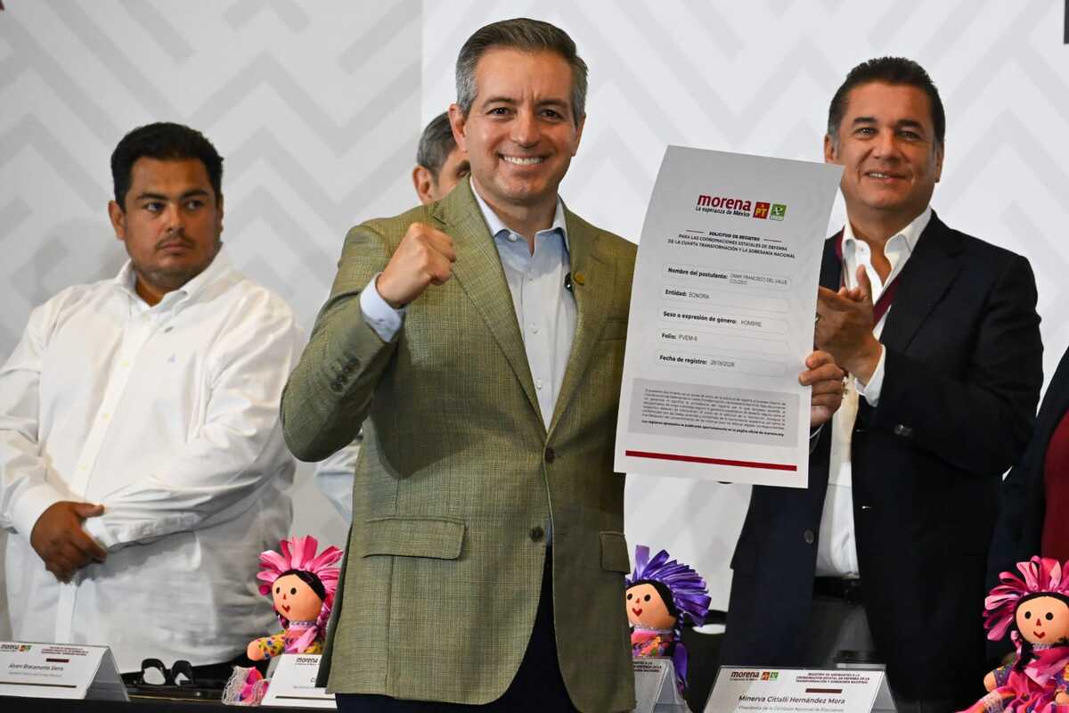 Omar del Valle Colosio, primo de Luis Donaldo Colosio Riojas, se registró en la contienda interna de Morena. | Foto: Daniel Augusto