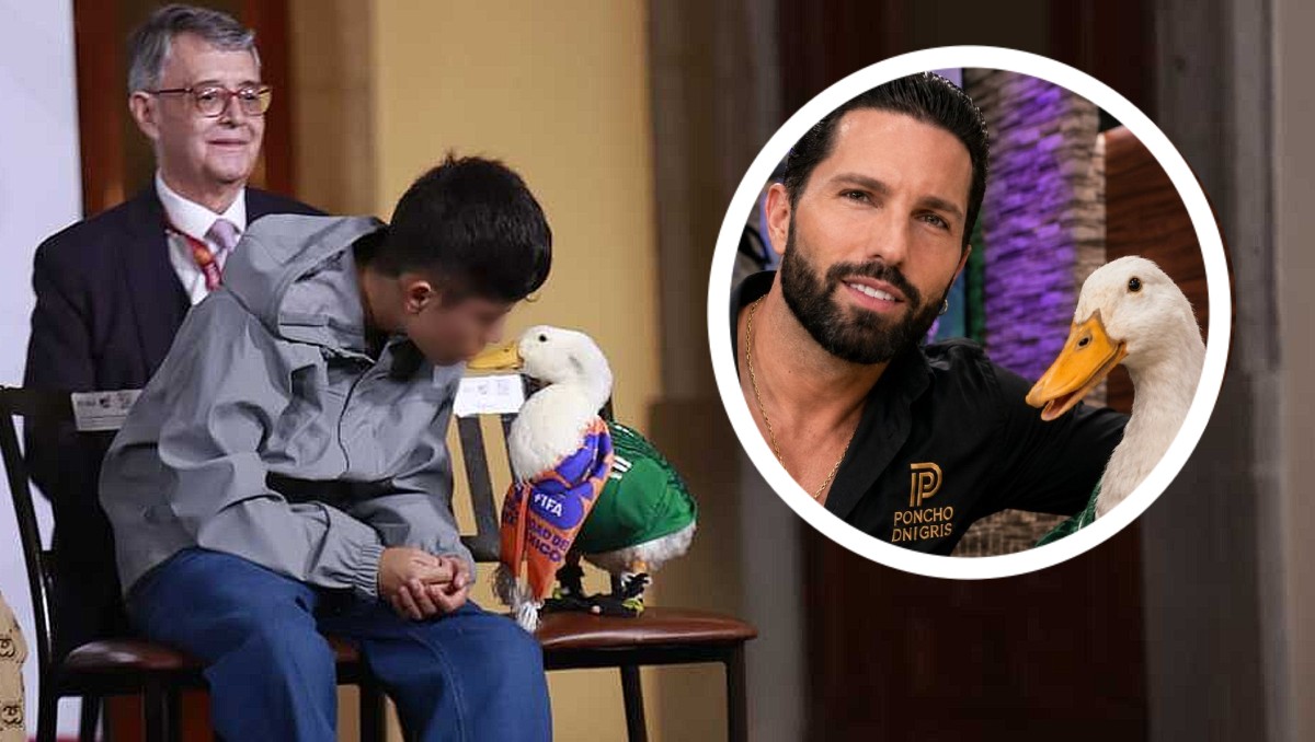 'Pato Merlín' estuvo en La Mañanera con Claudia Sheinbaum | Foto: Juan Carlos Bautista // RS