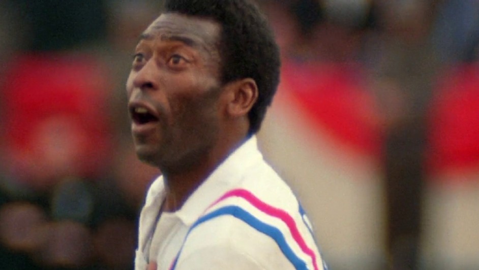 Pelé en un fotograma de ‘Escape a la victoria’. (IMDb)