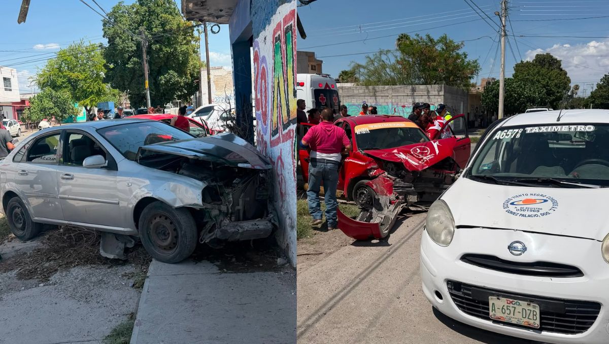 El percance ocurrió en la calle Francisco Sarabia y avenida Javier Mina del sector centro. | Cortesía de Vialidad