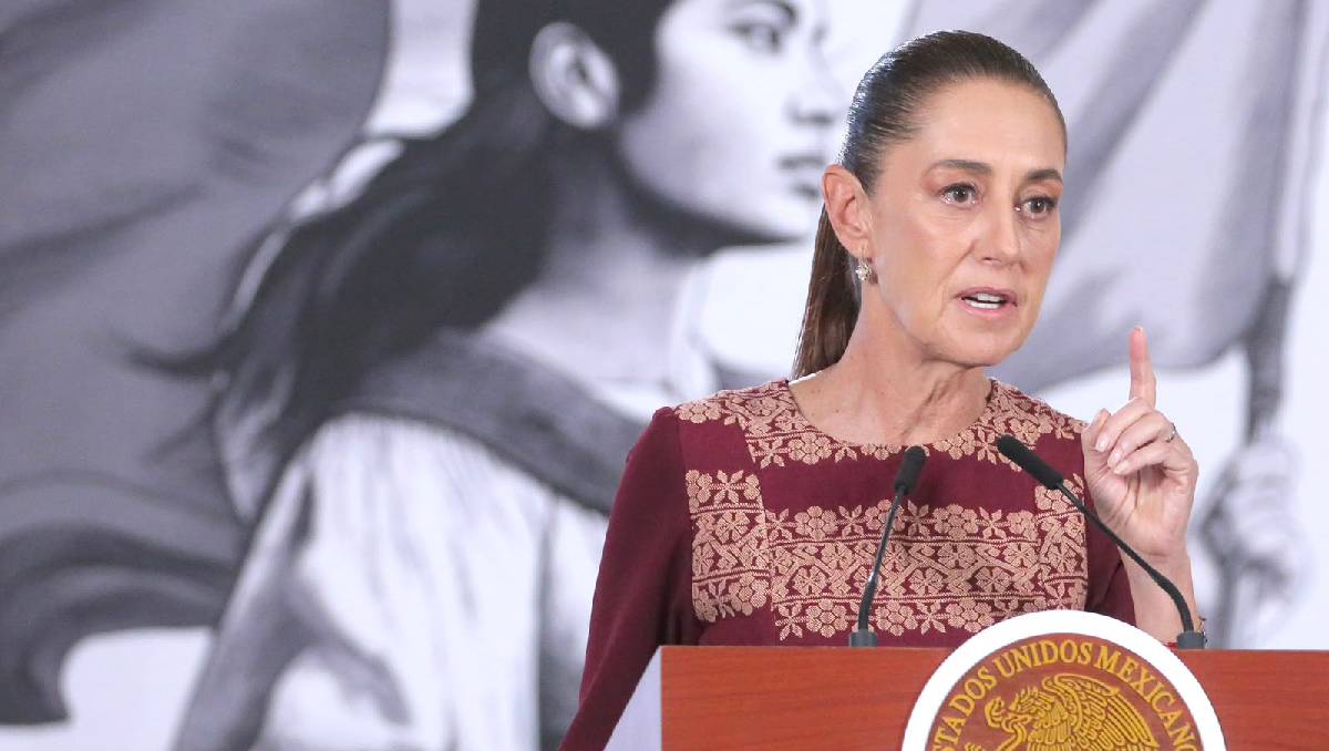 Presidenta Sheinbaum en La Mañanera del Pueblo del 26 de junio 2026. | Foto: Ariel Ojeda