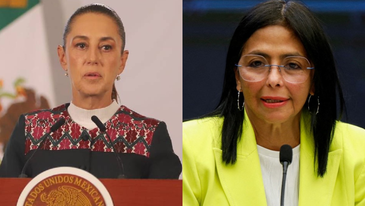 Sheinbaum tuvo una comunicación con Delcy Rodríguez. | Foto: Especial