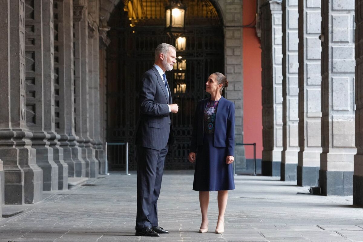 Sheinbaum y Felipe VI en Palacio Nacional |Foto: Cuartoscuro