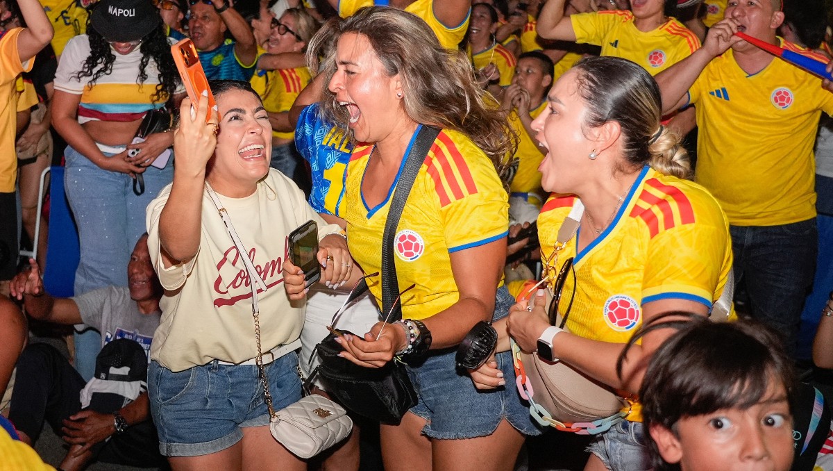 Afición de Colombia celebra el pase a Dieciseisavos del Mundial 2026 (Reuters)