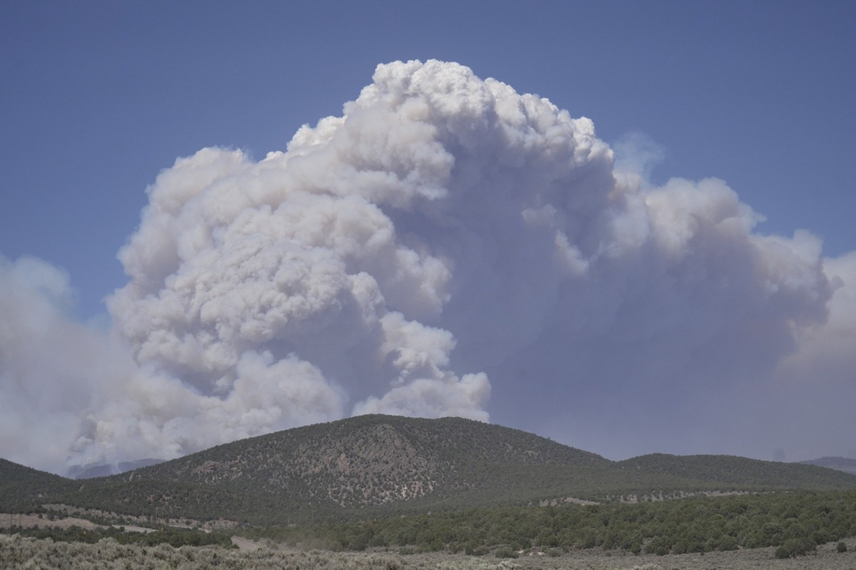 El constante clima seco y los fuertes vientos han impedido la contención total del incendio forestal. | Foto: Agencia AP
