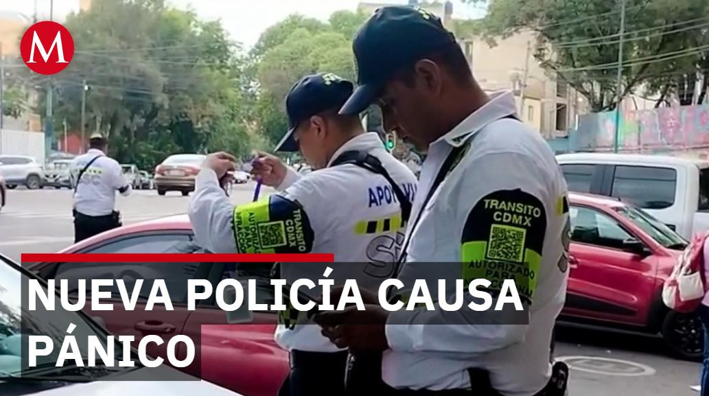 Franeleros huyeron despavoridos cuando llegó la nueva policía de tránsito a la Ciudad de México