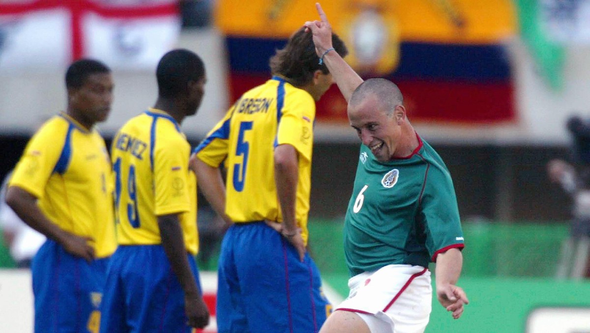 Gerardo Torrado hizo el gol de la victoria para México ante Ecuador en Corea-Japón 2002 (Mexsport)