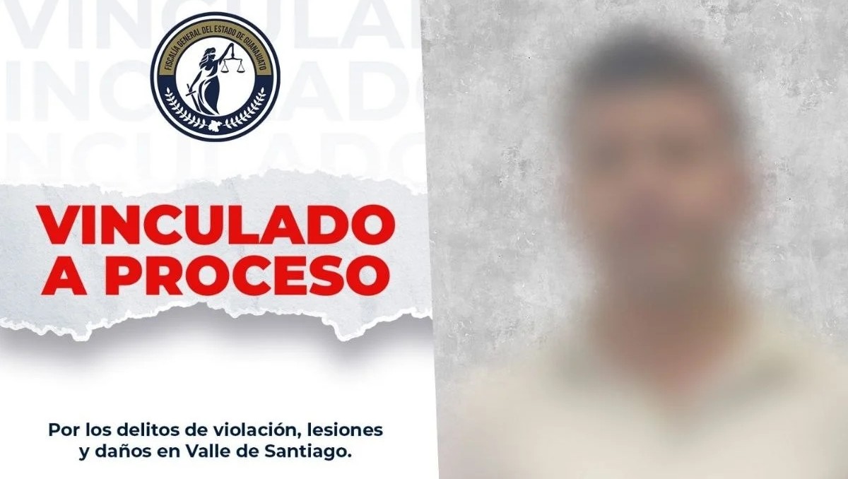 Guanajuato: vinculan a proceso a hombre acusado de violación