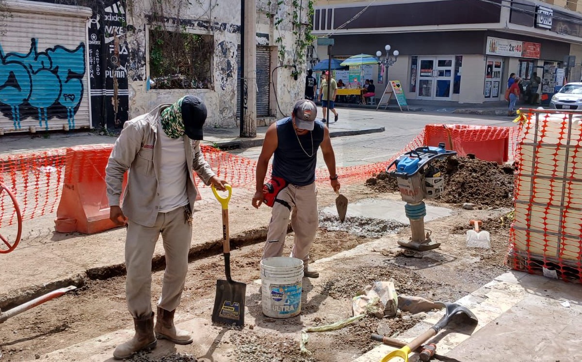 Recuperación de vialidades en Tampico y Madero. | Cortesía; COMAPA Sur