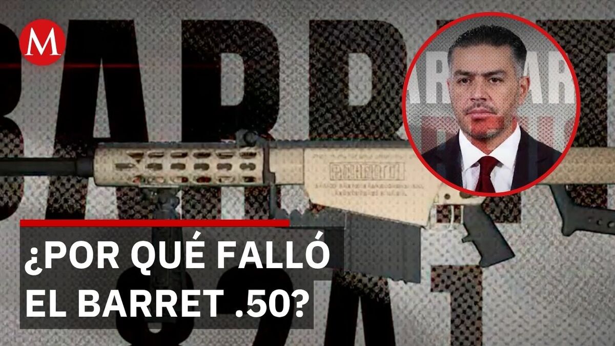 Rifle calibre 50 disparó casi 100 balas a García Harfuch pero falló por detalle inesperado
