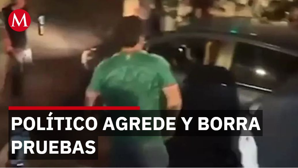 Video revela agresión de Jaime Castillo a conductora en Zacatecas y borrado de redes sociales