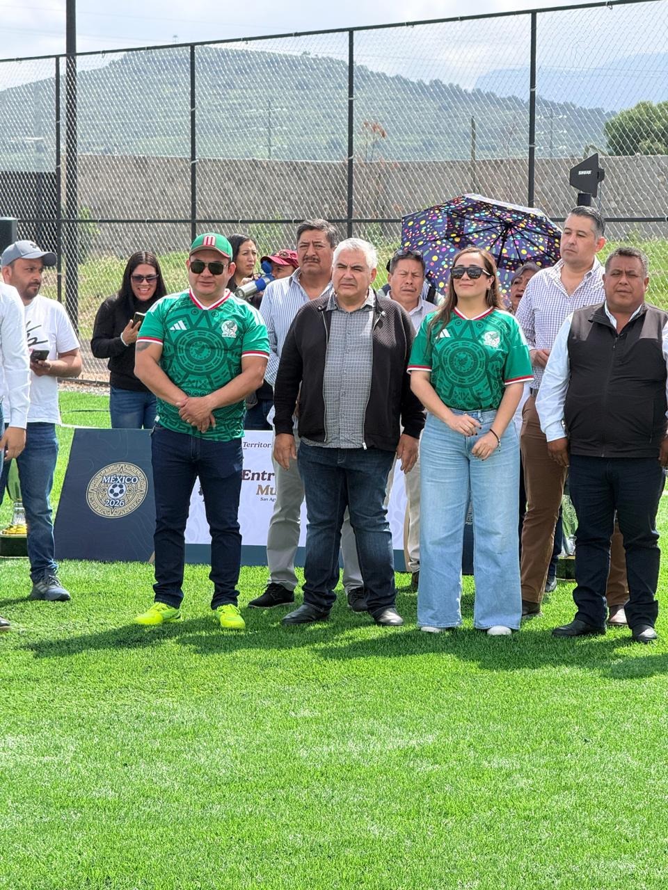 Cancha Mundial Social en San Agustín Tlaxiaca. (Cortesía)