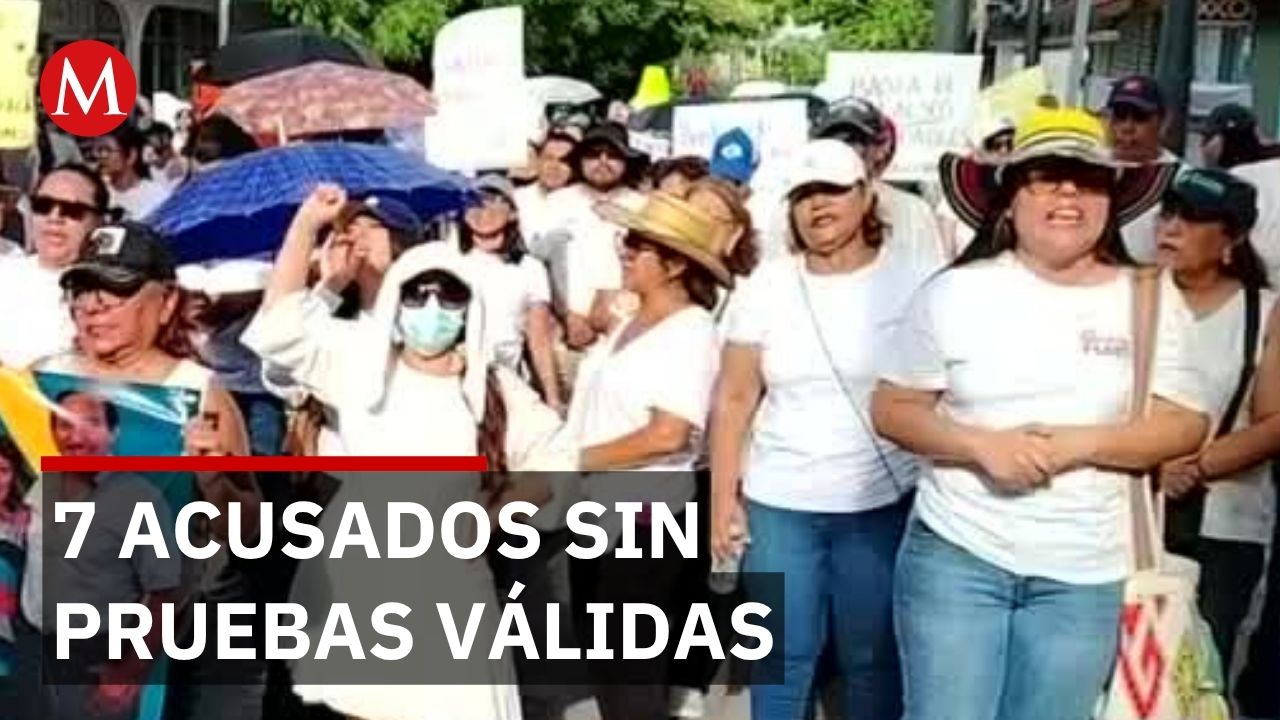 Familiares de 7 detenidos por Ayotzinapa denuncian irregularidades en pruebas de funeraria