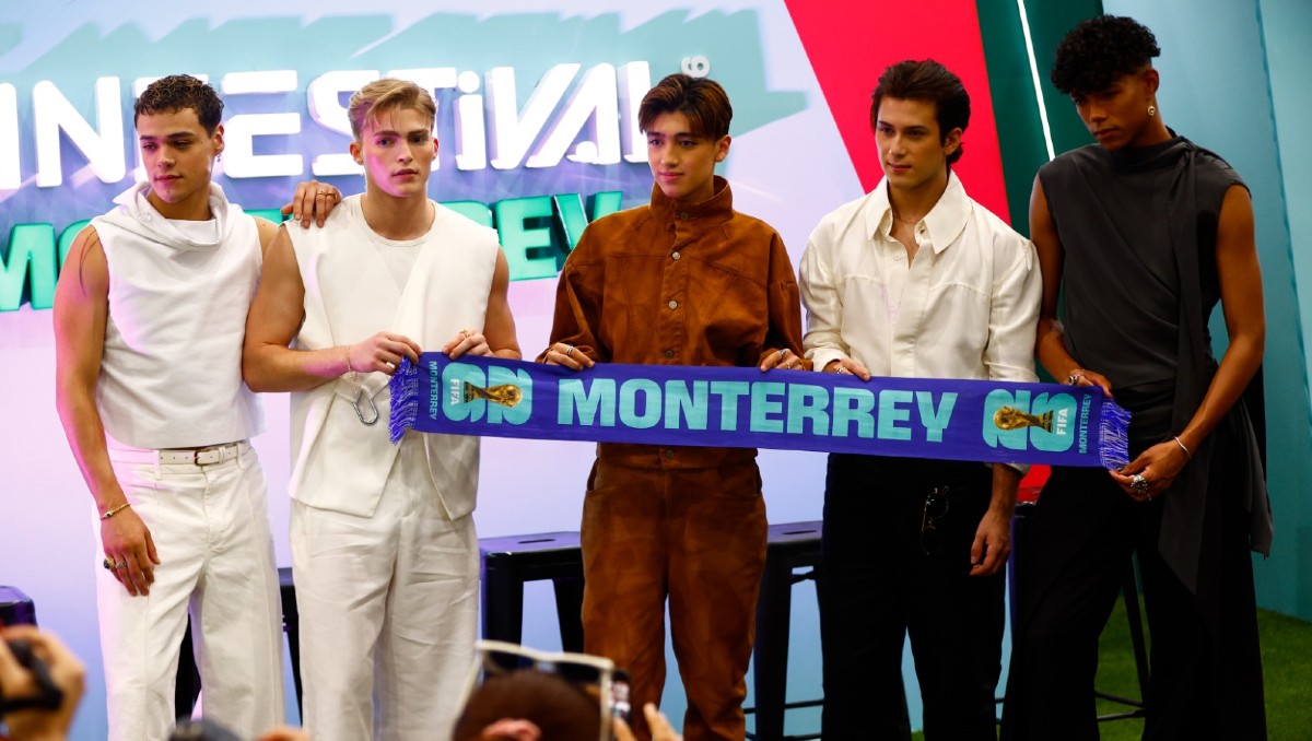 Gabi Bermúdez, Kenneth Lavill, Alejandro Aramburu, Drew Venegas y Kauê Penn. Foto: Jorge López