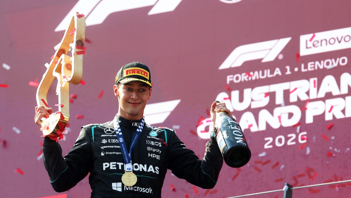 George Russell regresa a la senda del triunfo en el GP de Austria y aprieta la pelea en el campeonato de pilotos (Reuters)