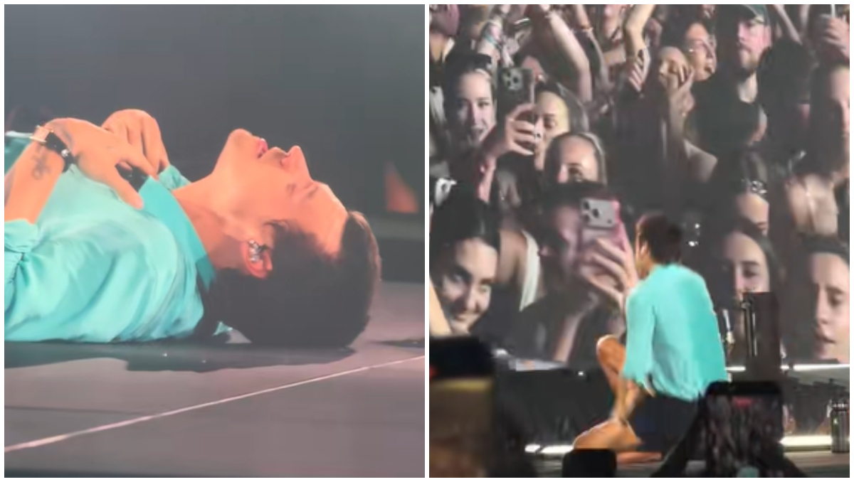 Harry Styles se desploma en pleno concierto en Inglaterra (RS)