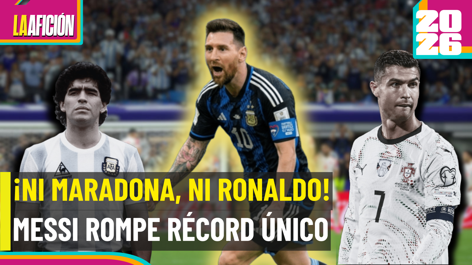 Messi entró desde la banca y aun así la volvió a romper en el Mundial