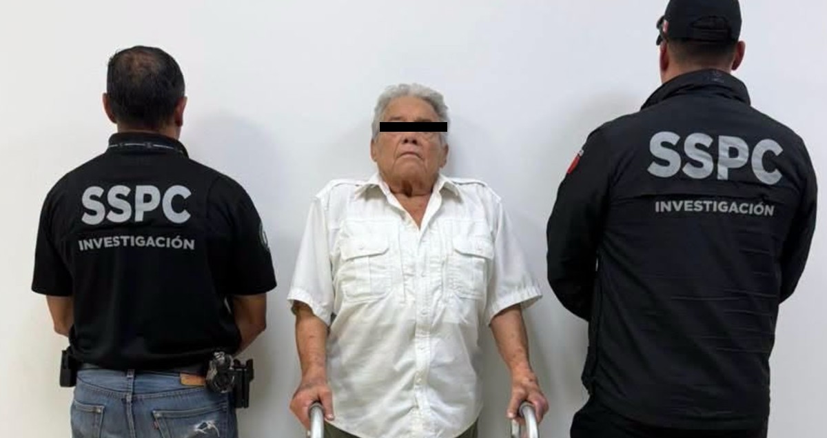 Octavio N., identificado como fundador de la Columna Cívica Pedro J. Méndez, fue detenido por autoridades federales este domingo. | Cortesía