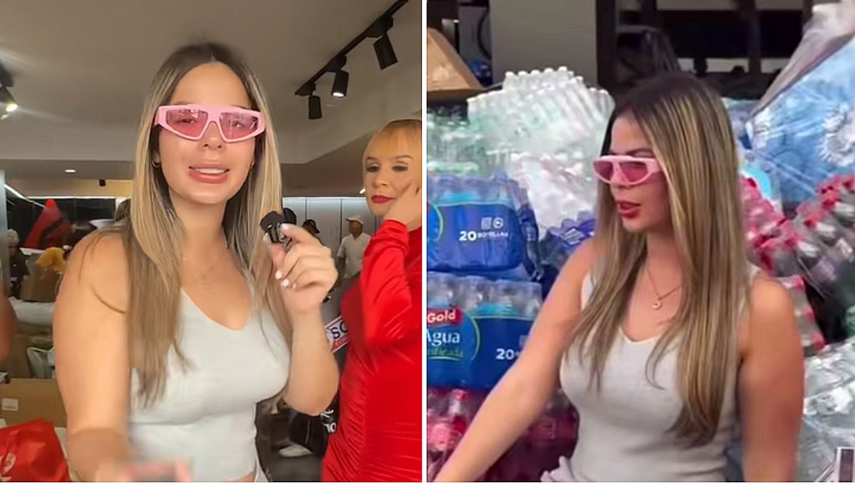 Paola Faria recibe críticas por posar con donaciones para Venezuela (RS)