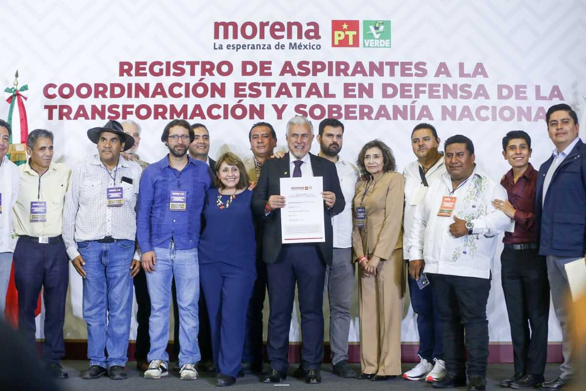 El registro de aspirantes de Morena reflejó la solidez del partido frente a las elecciones de 2027, | Foto: Javier Ríos
