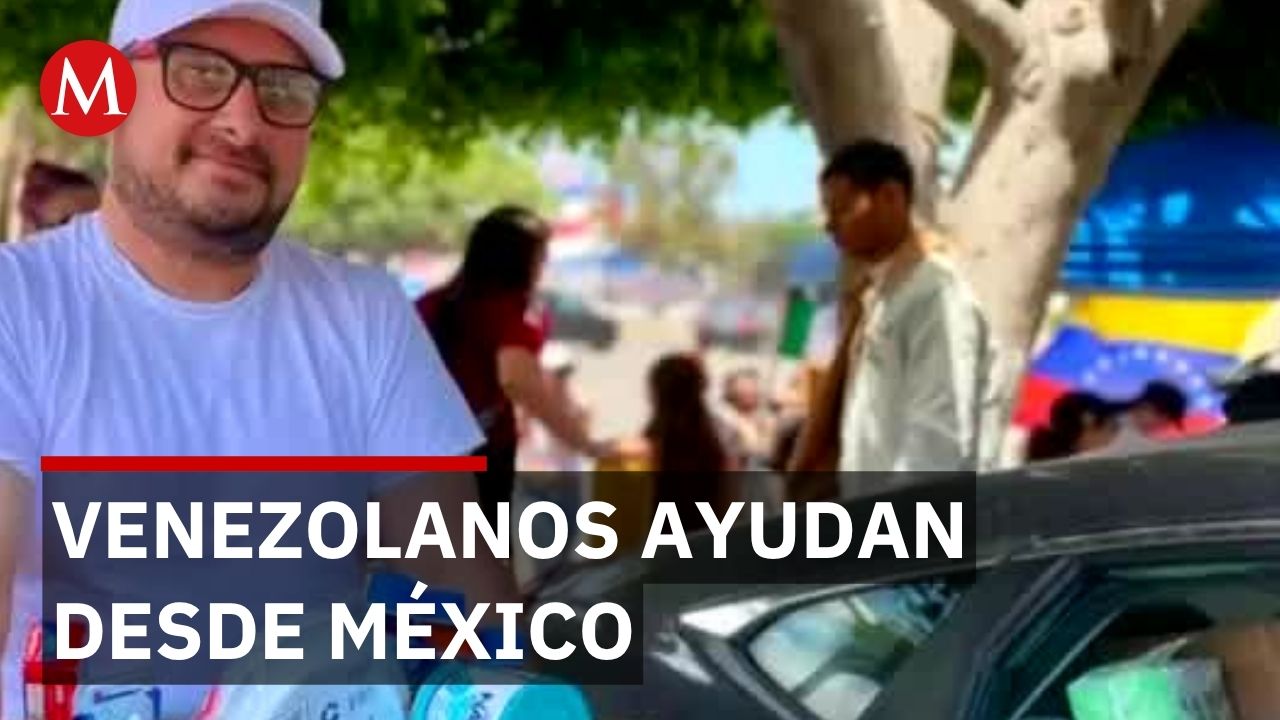 Venezolanos en Tijuana recaudan ayuda para Venezuela tras sismos que afectan a México