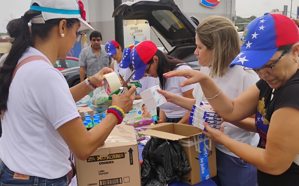 Centros de acopio por Venezuela en el sur de Tamaulipas. | Foto: Sergio Sánchez