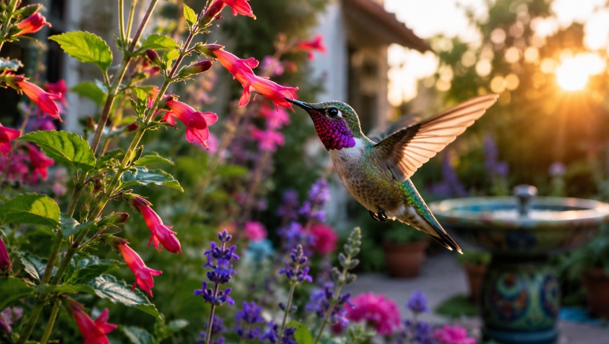 Cómo convertir tu jardín en un refugio para colibríes, según la UNAM