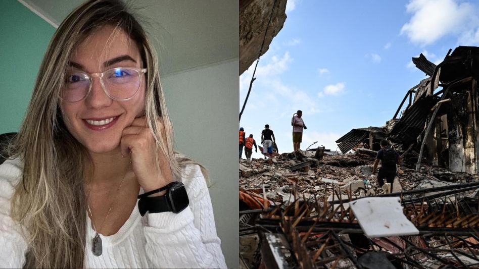 Giraldo Romero dijo que la ciudad donde viven sus progenitores no fue una zona gravemente afectada por el terremoto.