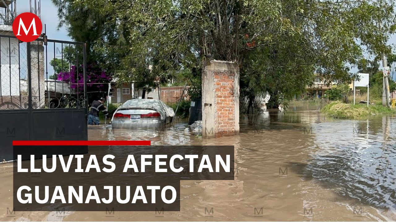 Guanajuato registra más lluvia que el año pasado pero sufre más inundaciones y socavones
