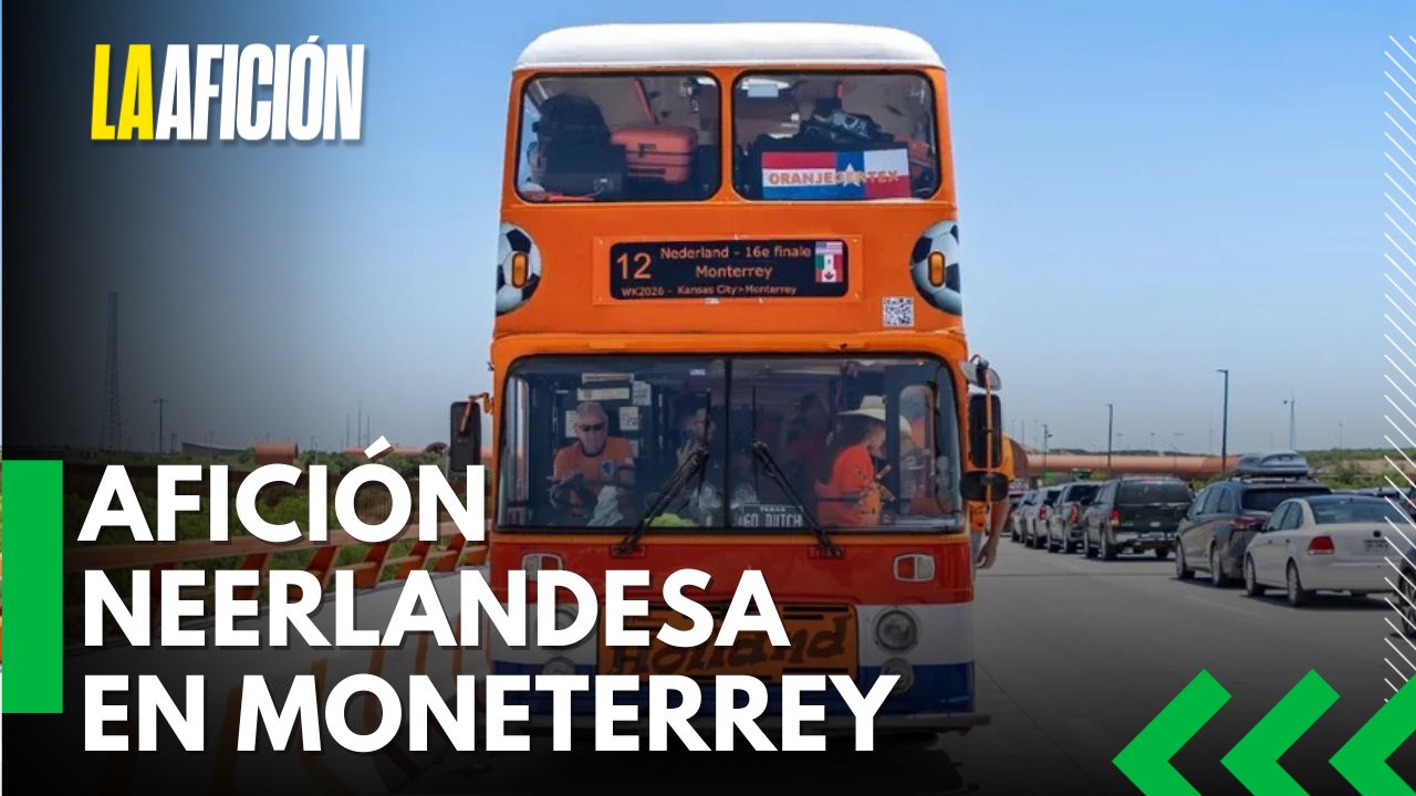 El icónico Orange Bus ya está en Monterrey para apoyar a Países Bajos