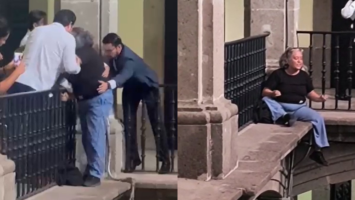 La mujer alertó a las personas presentes. | Especial