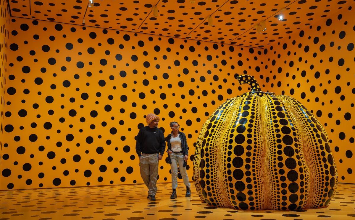 En el Museo de Arte Buffalo AKG se encuentran los Infinity Mirror Rooms de Yayoi Kusama.