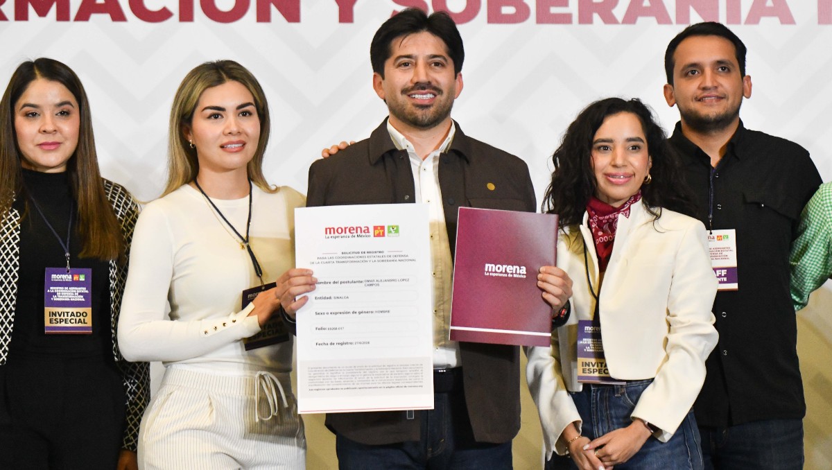 Omar López Campos se registra por Sinaloa. | Foto: Cuartoscuro