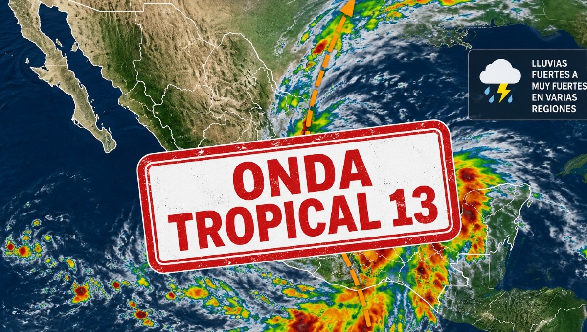 La onda tropical número 13 afectará el sureste del país | IA Discover