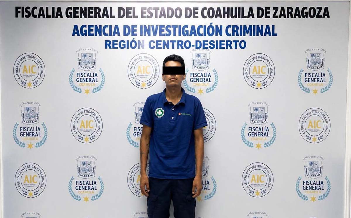 Paramédico había simulado el rescate de un bebé tras abandonarlo. | Foto: Cortesía Fiscalía de Coahuila