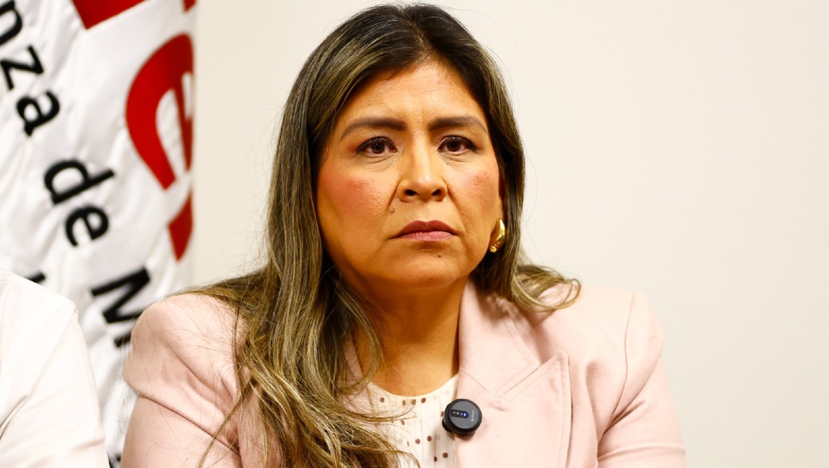La presidenta del Comité Ejecutivo Estatal de Morena en Nuevo León, Anabel Alcocer. Foto: Jorge López