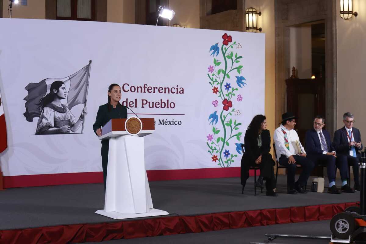 La Presidenta refirió que se dará apoyo federal a las entidades que lo requieran tras las precipitaciones. | Foto: Juan Carlos Bautista