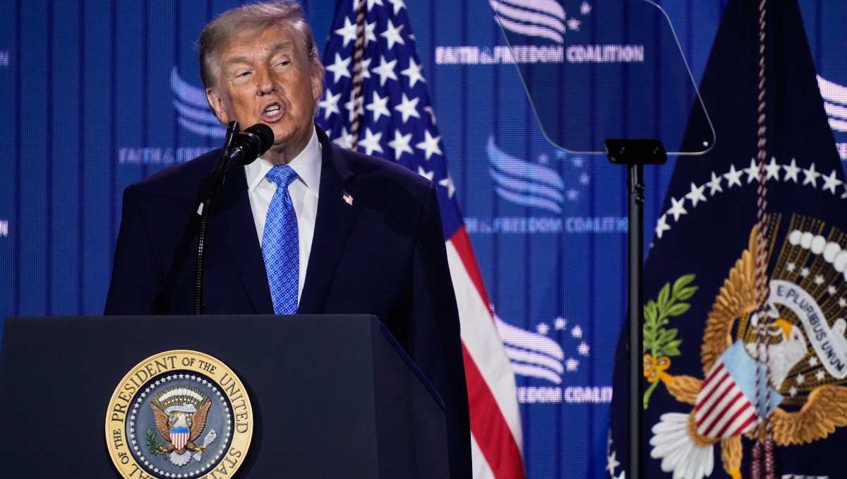 Presidente de Estados Unidos, Donald Trump. | AP